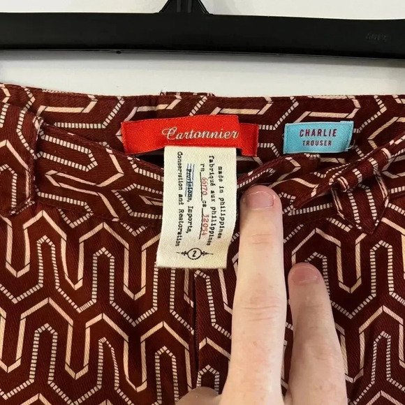 Anthropologie Cartonnier Charlie Trouser Size 2 - Picture 2 of 5
